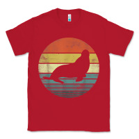 Red Seal Lover Gifts Retro Vintage Sea Lion Animal Silhouette Classic Tee - trangStudio