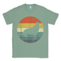Sage Seal Lover Gifts Retro Vintage Sea Lion Animal Silhouette Classic Tee - trangStudio