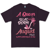 Plum A Queen Was Born In August 1965 Happy Birthday To Me 55 Years Old Premium Tee - Bettercallsaul
