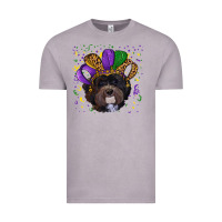 Vintage Zinc Mardi Gras Havanese Dog with Hat Vintage Tee - RanaPortraitStore