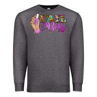 Charcoal Heather nail boss Premium Sweatshirt - BarkalooDesign