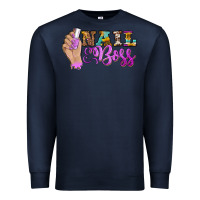 Navy nail boss Premium Sweatshirt - BarkalooDesign