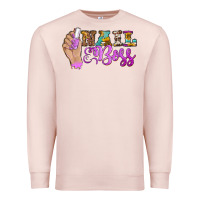 Pale Pink nail boss Premium Sweatshirt - BarkalooDesign