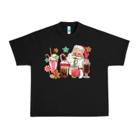 Black pink santa christmas santa coffe cups Urban Heavy Tee - CowGirlArtShop