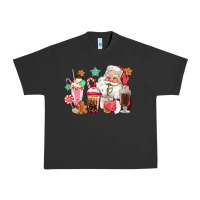 Pink Santa Christmas Santa Coffe Cups Urban Heavy Tee | Teevron