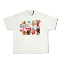 Pistachio pink santa christmas santa coffe cups Urban Heavy Tee - CowGirlArtShop