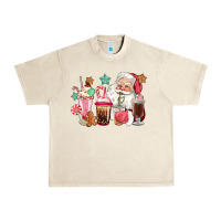 Sandshell pink santa christmas santa coffe cups Urban Heavy Tee - CowGirlArtShop
