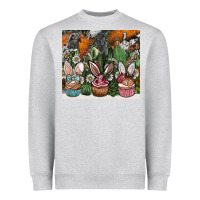 Heather Grey easter Heavyweight Sweatshirt - CowhideDigitalArt