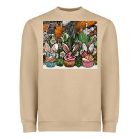 Mushroom easter Heavyweight Sweatshirt - CowhideDigitalArt