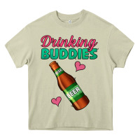 Mossy drinking buddies beer bottle Heavy Core Tee - Jasminsmagicworld