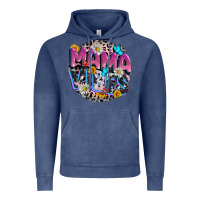Vintage Denim Mama vibes Mother's Day Vintage Hoodie - CowGirlArtShop