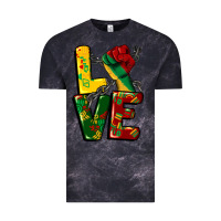 Cloud Black love juneteenth Vintage Tee - CowGirlArtShop