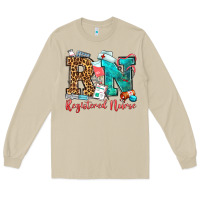 Mushroom registered nurse Long Sleeve Tee - OliviaCreatesArt