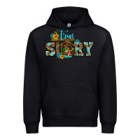 Black true story jesus and mary wıth god Urban Hoodie - AdoDesignShop