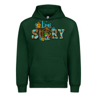 Forest Green true story jesus and mary wıth god Urban Hoodie - AdoDesignShop