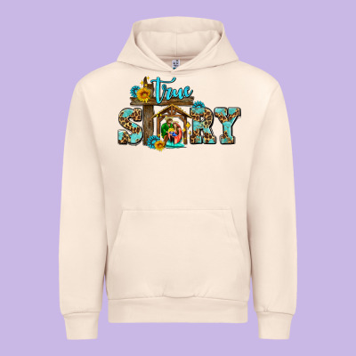 True Story Jesus And Mary Wıth God Urban Hoodie Designed By Adodesignshop