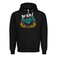 Black be kind Zipper Hoodie - SublimationCraftShop