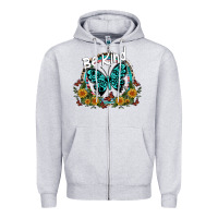 Heather Grey be kind Zipper Hoodie - SublimationCraftShop