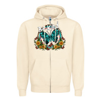 Sandshell be kind Zipper Hoodie - SublimationCraftShop