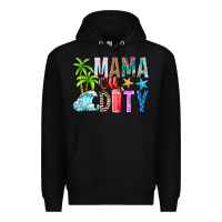Black Mama Of Duty Premium Hoodie - CowhideDigitalArt