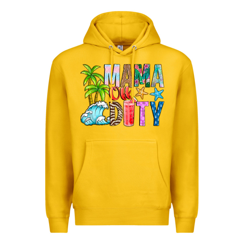 Mama Of Duty Premium Hoodie by CowhideDigitalArt | Teevron