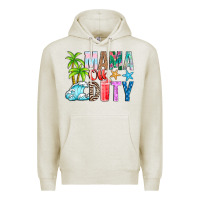 Oatmeal Heather Mama Of Duty Premium Hoodie - CowhideDigitalArt