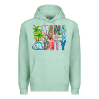 Seafoam Mama Of Duty Premium Hoodie - CowhideDigitalArt