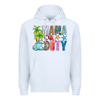 White Mama Of Duty Premium Hoodie - CowhideDigitalArt