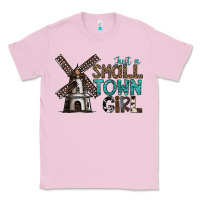 Bubblegum Pink just a small town girl Classic Tee - SublimationCraftShop
