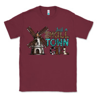 Burgundy just a small town girl Classic Tee - SublimationCraftShop