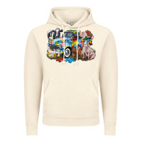 Vintage Artic Autism truck with farm animals Vintage Hoodie - CowGirlArtShop