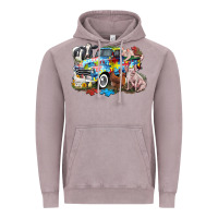 Vintage Zinc Autism truck with farm animals Vintage Hoodie - CowGirlArtShop