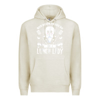 Oatmeal Heather lunch lady halloween ghost cafeteria worker all hallows' eve t shirt Premium Hoodie - trangStudio