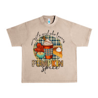 French Oak just a girl who loves pumpkin spice Urban Heavy Tee - CowGirlArtShop