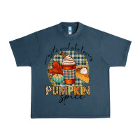 Midnight Navy just a girl who loves pumpkin spice Urban Heavy Tee - CowGirlArtShop