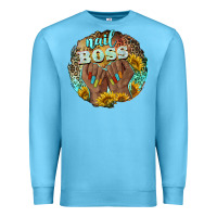 Ocean Blue nail boss Premium Sweatshirt - BarkalooDesign