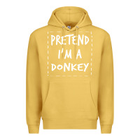 Antique Gold pretend i m a donkey halloween costume Premium Hoodie - trangStudio
