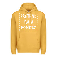 Mustard pretend i m a donkey halloween costume Premium Hoodie - trangStudio