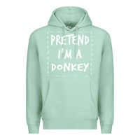 Seafoam pretend i m a donkey halloween costume Premium Hoodie - trangStudio