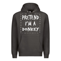 Smoke pretend i m a donkey halloween costume Premium Hoodie - trangStudio