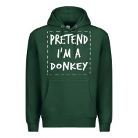 Sports Green pretend i m a donkey halloween costume Premium Hoodie - trangStudio