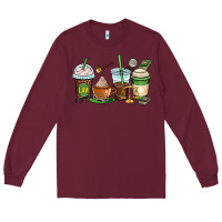 Burgundy lawyer coffee cups Long Sleeve Tee - OliviaCreatesArt