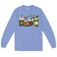 Colony Blue lawyer coffee cups Long Sleeve Tee - OliviaCreatesArt