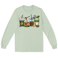 Matcha lawyer coffee cups Long Sleeve Tee - OliviaCreatesArt