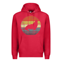 Cardinal Seal Lover Gifts Retro Vintage Sea Lion Animal Silhouette Premium Hoodie - trangStudio