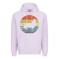 Lilac Seal Lover Gifts Retro Vintage Sea Lion Animal Silhouette Premium Hoodie - trangStudio