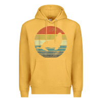 Mustard Seal Lover Gifts Retro Vintage Sea Lion Animal Silhouette Premium Hoodie - trangStudio