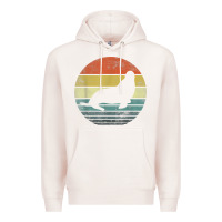Pale Pink Seal Lover Gifts Retro Vintage Sea Lion Animal Silhouette Premium Hoodie - trangStudio