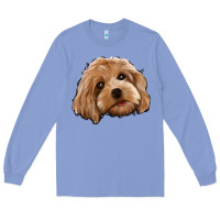 Colony Blue Cockapoo Long Sleeve Tee - Jasminsmagicworld