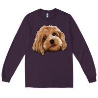 Plum Cockapoo Long Sleeve Tee - Jasminsmagicworld